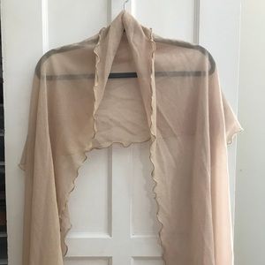 Valerie Stevens gold evening wrap